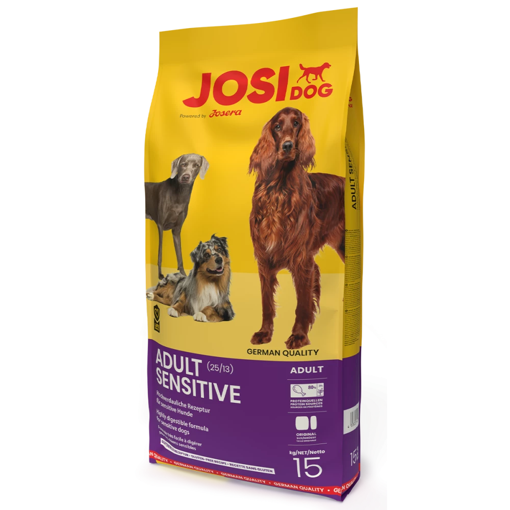 Сухой корм Josera JosiDog Adult Sensitive для взрослых с чувствительным пищеварением собак 15 кг