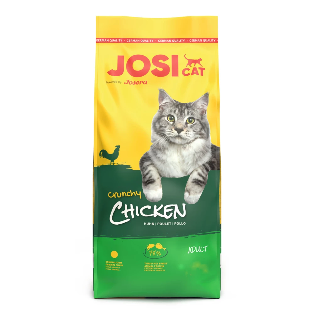 Сухой корм Josera JosiCat Crunchy Chicken с птицей для взрослых кошек 10 кг