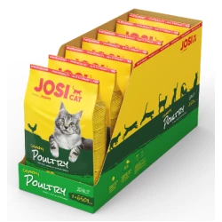 Сухой корм Josera JosiCat Crunchy Chicken с птицей для взрослых кошек 7 * 650 г (4,55 кг)