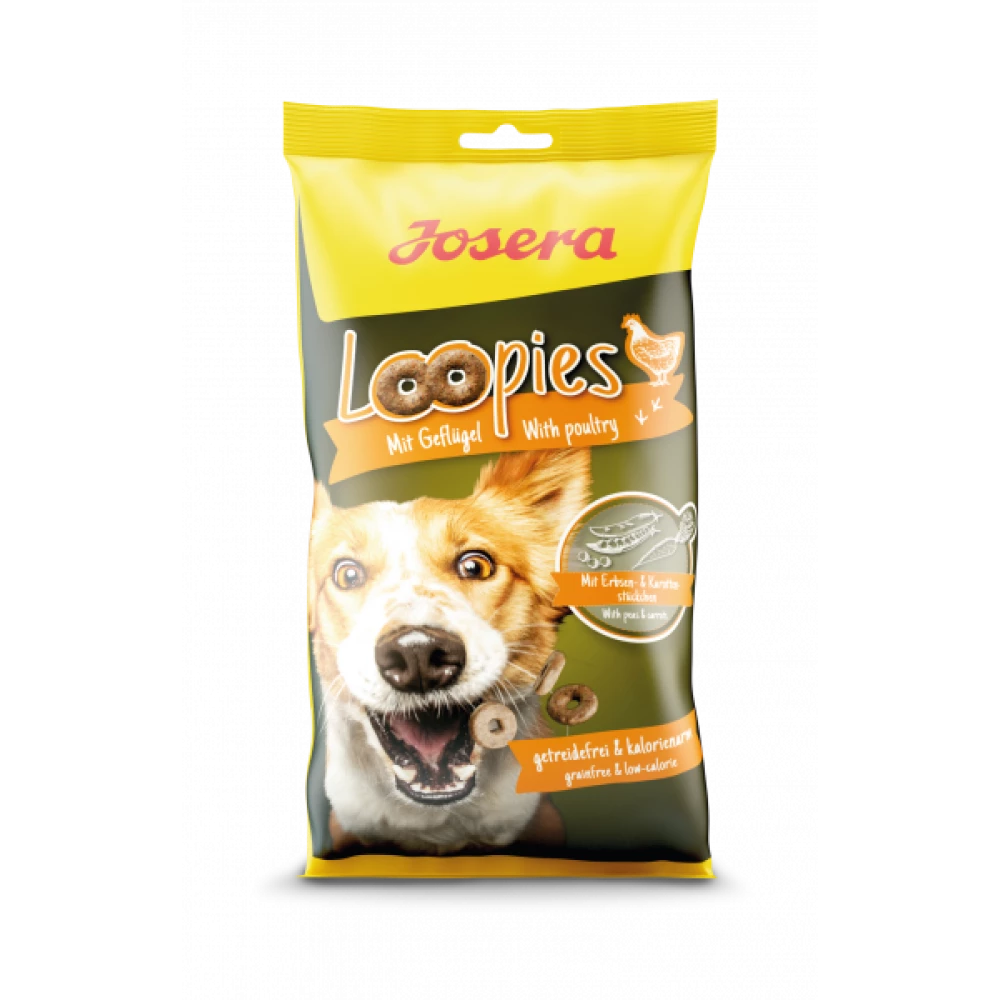 Josera Dog Loopies Geflugel Лакомство для собак Лупис с домашней птицей 150 г