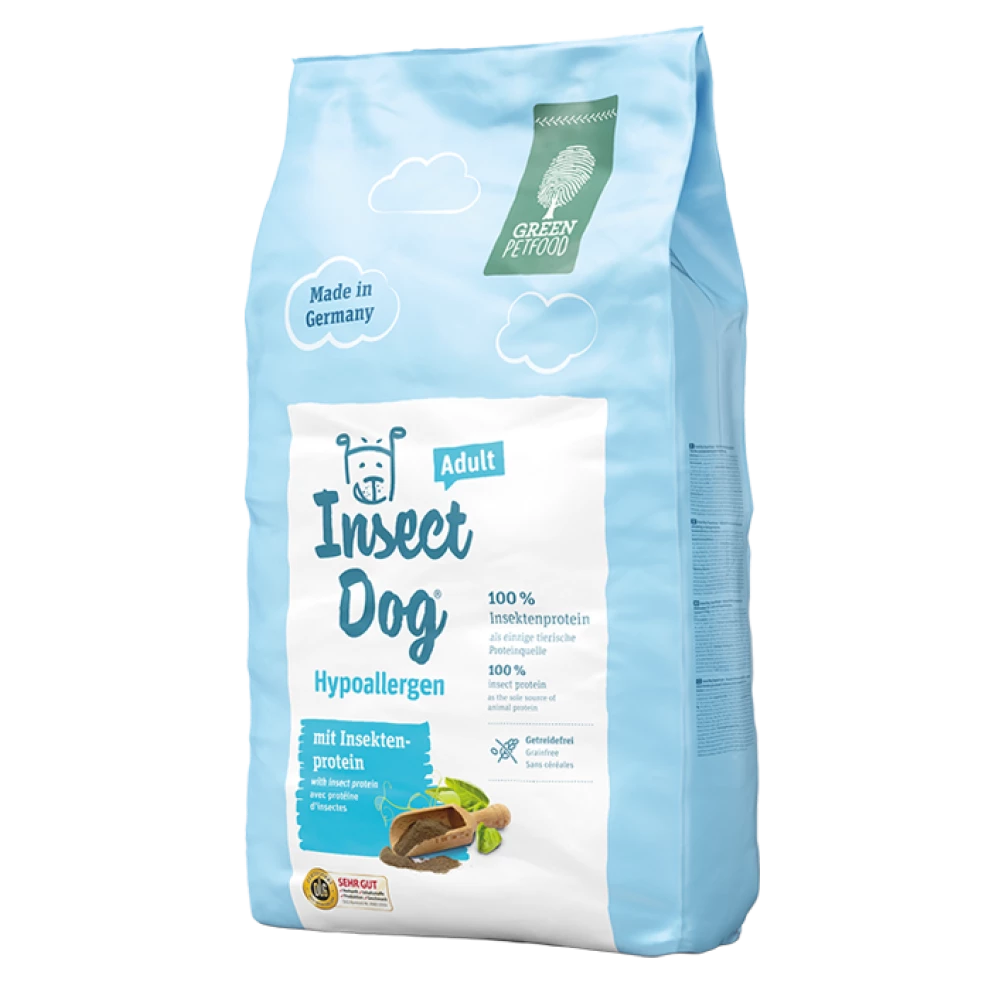 Сухой корм Green Petfood InsectDog Hypoallergen Adult гипоаллергенный для собак с протеином  насекомых 10 кг