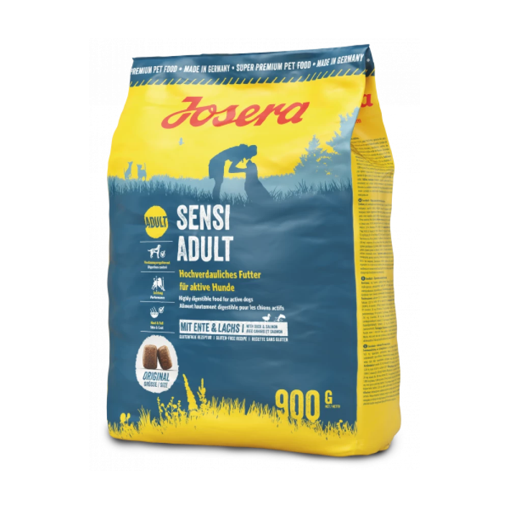 Сухой корм Josera Sensi Adult Легкоусваиваемый корм для активных собак  900 г
