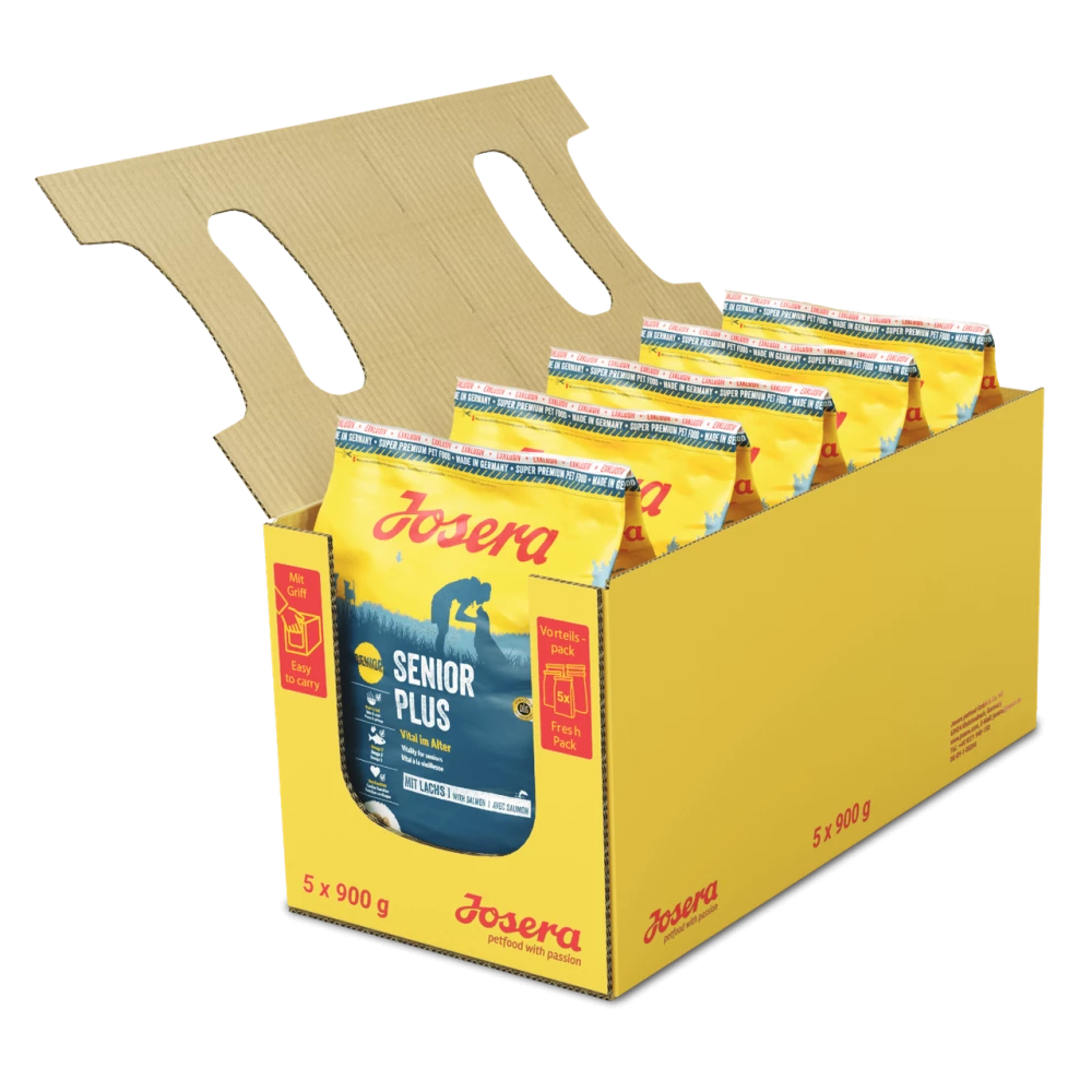 Сухой корм Josera Senior Plus Поддержание жизнеспособности для пожилых собак 5*900г (4.5 кг)