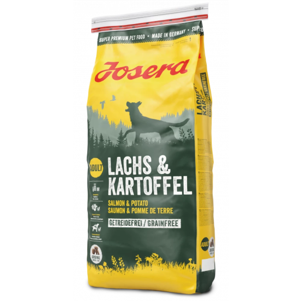 Сухой корм Josera Lachs & Kartoffel Лосось и Картофель без зерновых для собак 15 кг