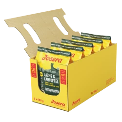 Сухой корм Josera Lachs & Kartoffel Лосось и Картофель без зерновых для собак 5*900г (4.5 кг)