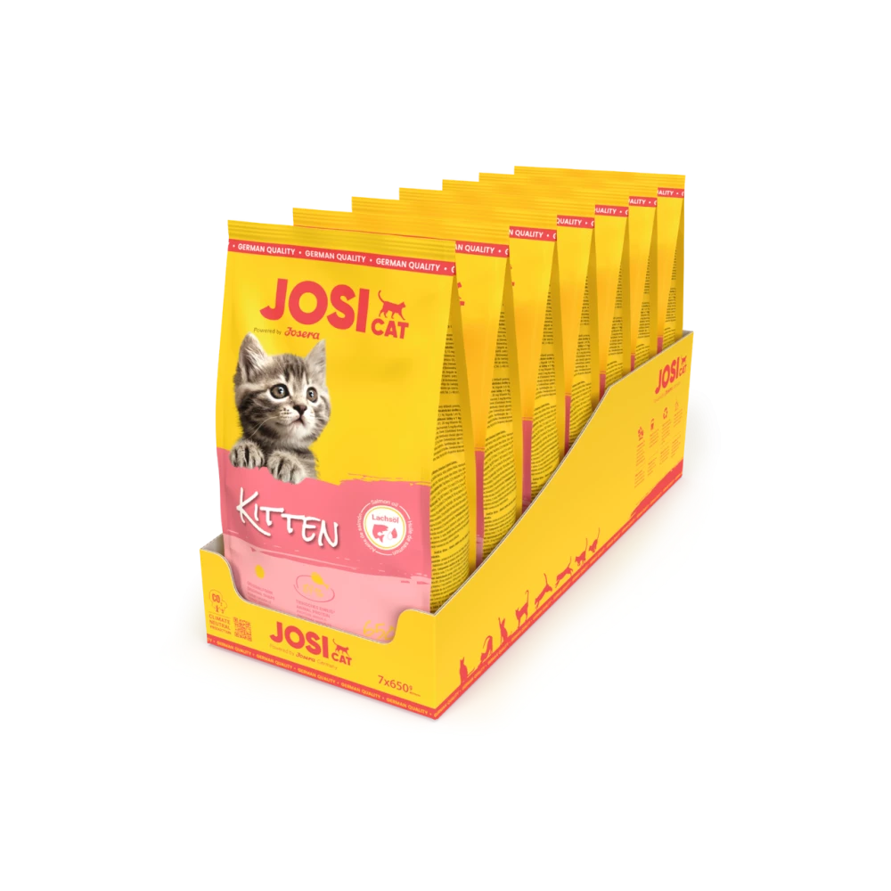 Сухой корм Josera JosiCat Kitten для котят или беременности и лактации 7 * 650 г (4,55 кг)