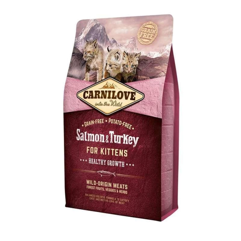 Сухой корм Carnilove Cat Kitten 2 kg лосось,индейка (д/котят)