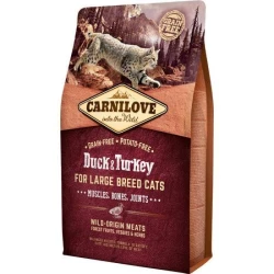 Сухой корм Carnilove Cat Large Breed 2 kg утка,индейка (д/котов крупных пород) Сухой корм Carnilove Cat Large Breed 2 kg утка,индейка (д/котов крупных пород)
