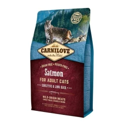 Сухой корм Carnilove Cat Sensitive and Long Hair 2 kg лосось (д/кошек с чувств пищевар.) Сухой корм Carnilove Cat Sensitive and Long Hair 2 kg лосось (д/кошек с чувств пищевар.)