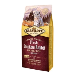 Сухой корм Carnilove Fresh Chicken and Rabbit for Adult cats 6 kg курица,кролик д/котов Сухой корм Carnilove Fresh Chicken and Rabbit for Adult cats 6 kg курица,кролик д/котов