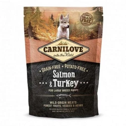 Carnilove Puppy Large Breed Salmon and Turkey 1,5 kg (д/щенков крупных пород) Carnilove Puppy Large Breed Salmon and Turkey 1,5 kg (д/щенков крупных пород)