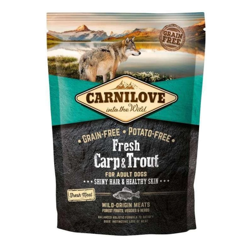 Carnilove Fresh Carp and Trout  for Adult dogs 1,5 kg (д/взрослых собак с карпом и форелью)