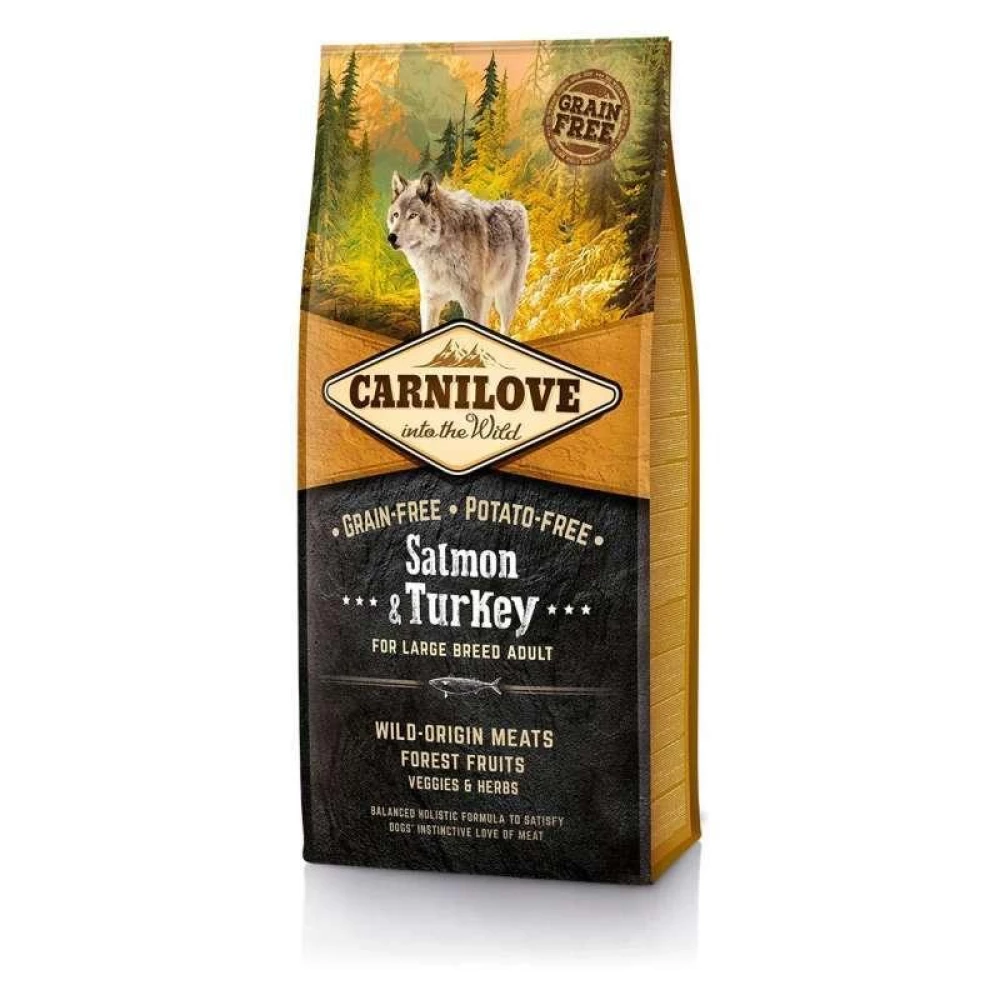 Carnilove Adult Large Breed Salmon and Turkey 12 kg (д/взрослых собак крупных пород)