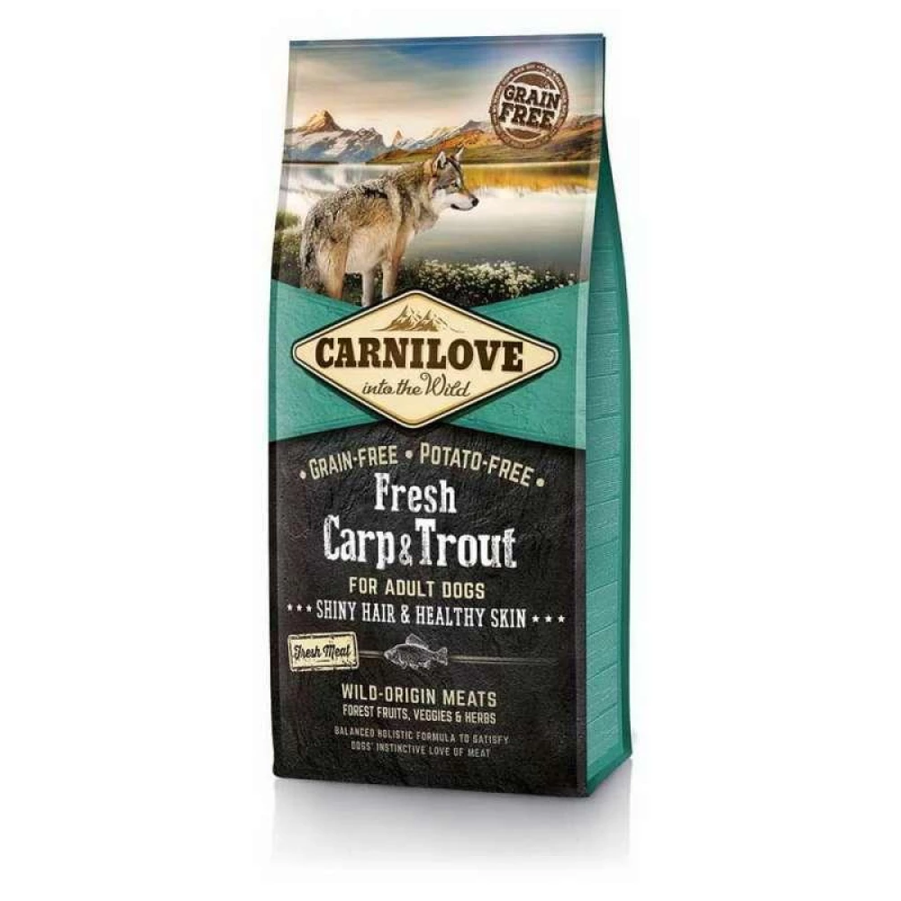 Carnilove Fresh Carp and Trout for Adult dogs 12 kg (д/взрослых собак с карпом и форелью)