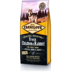 Carnilove Fresh Chicken and Rabbit for Adult dogs 12 kg (д/взрослых собак с курицей и кроликом) Carnilove Fresh Chicken and Rabbit for Adult dogs 12 kg (д/взрослых собак с курицей и кроликом)