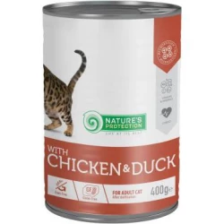 Natures Protection Neutered Turkey, Salmon&Rice Влажный корм для стерилизованных кошек с индейкой 400г Natures Protection Neutered Turkey, Salmon&Rice Влажный корм для стерилизованных кошек с индейкой 400г