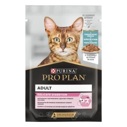 Purina Pro Plan Delicate Nutrisavour Влажный корм для кошек с чувствительным пищеварением, рыба (кусочки в Purina Pro Plan Delicate Nutrisavour Влажный корм для кошек с чувствительным пищеварением, рыба (кусочки в