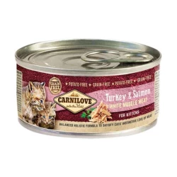 Влажный корм Carnilove tURKEY SALMON Kitten с индейкой для котят паштет 100г