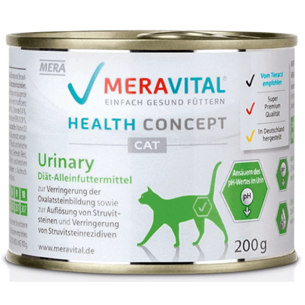 Влажный корм Mera Vital Urinary для котов при болезнях мочевыводящих путей 200г