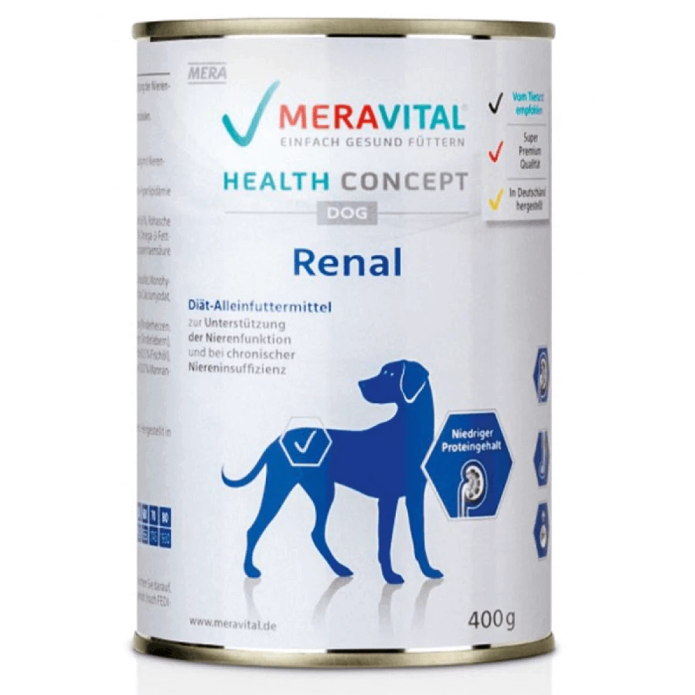Влажный корм Mera Vital Renal для собак при болезнях почек 400г