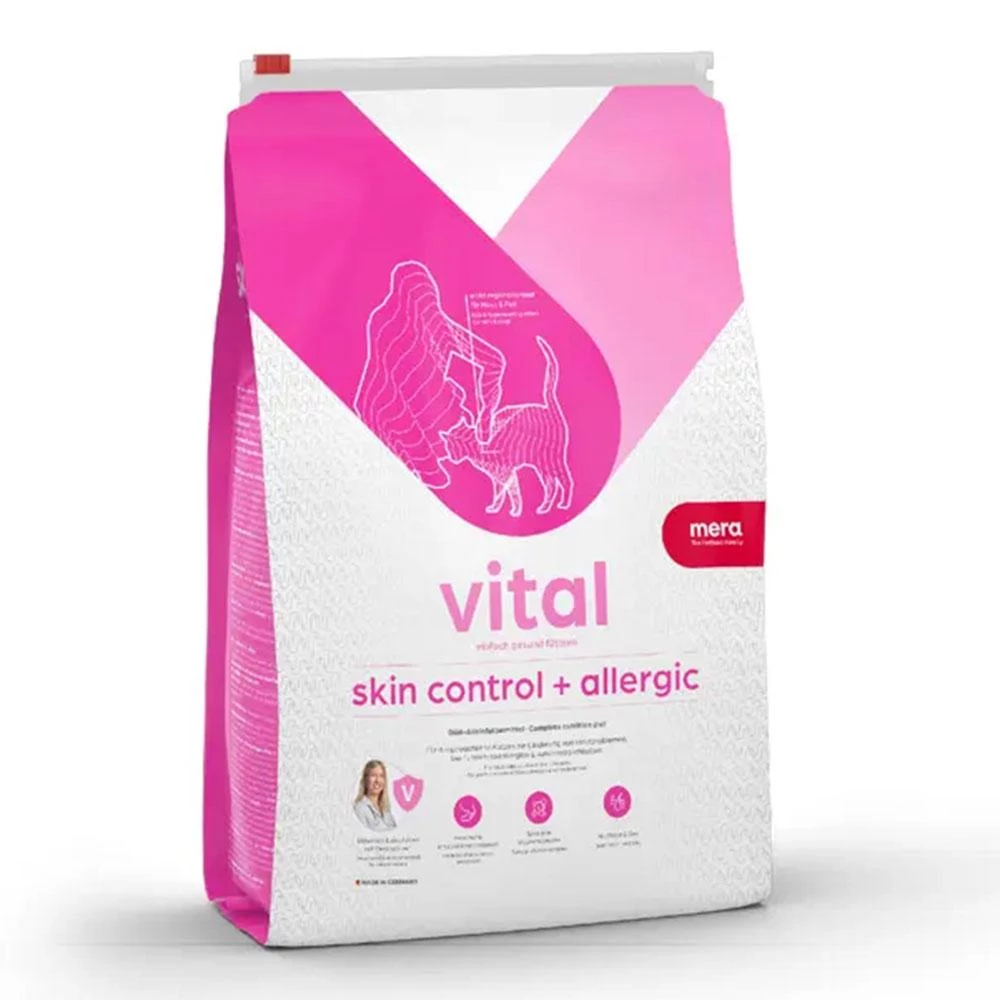 Сухой корм Mera MVH Skin Control для котов при дерматозах 750г