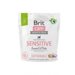 Сухой корм Brit care Састейнебл сенсатов с чувствительной кожей насекомого и рыба 1кг Сухой корм Brit care Састейнебл сенсатов с чувствительной кожей насекомого и рыба 1кг