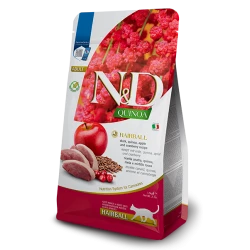 Сухой корм Farmina N&D Quinoa Hairball для кошек с уткой киноа яблоко и клюква 1.5 кг Сухой корм Farmina N&D Quinoa Hairball для кошек с уткой киноа яблоко и клюква 1.5 кг