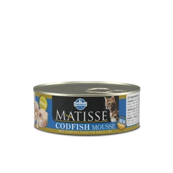 Влажный корм Matisse Mousse Codfish с треской для кошек 85 г
