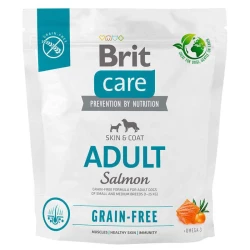 Brit care Dog Grain-free Adult Сухой беззерновой корм с лососем для собак малых и средних пород 1кг Brit care Dog Grain-free Adult Сухой беззерновой корм с лососем для собак малых и средних пород 1кг