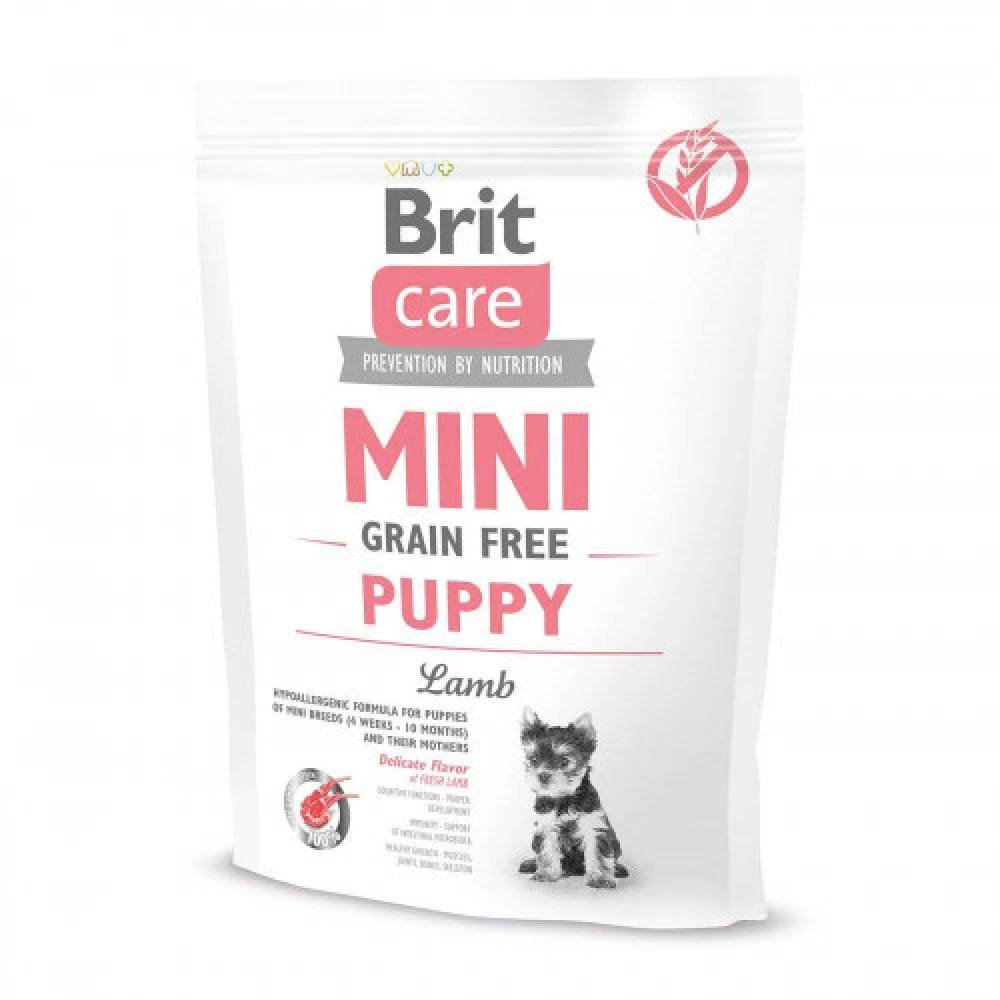 Brit care GF Mini Puppy Lamb Сухой корм для щенков мелких пород, ягненок 400г