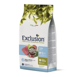 Сухой корм Exclusion Mini Puppy Tuna для щенков мелких пород с тунцом 500г