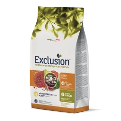Сухой корм Exclusion Medium Puppy Beef для щенков средних пород с говядиной 3кг