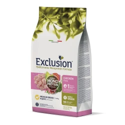 Сухой корм Exclusion Medium Puppy Chicken для щенков средних пород с курицей 3кг