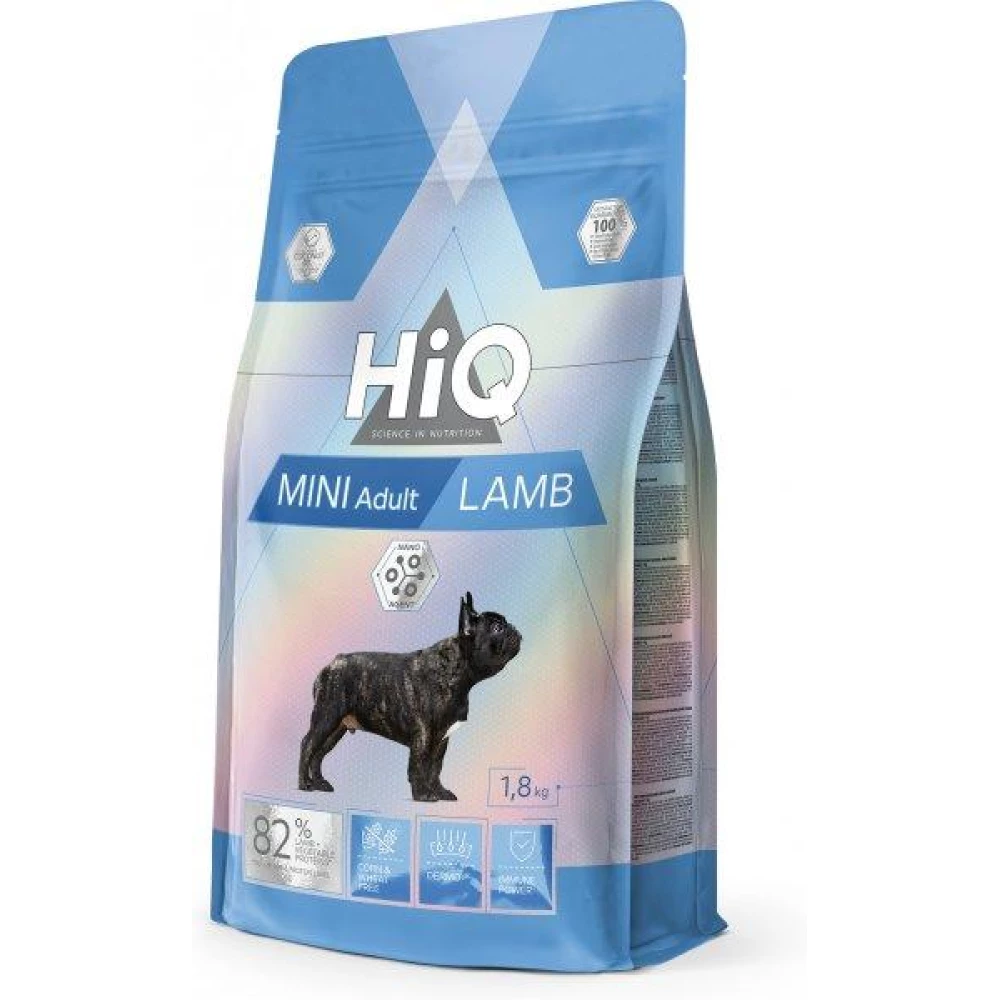 HiQ Mini Adult Lamb для собак мини пород с ягненком 1.8kg