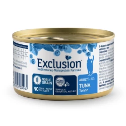 Консервированный корм Exclusion Adult Tuna для котов с тунцом 85г