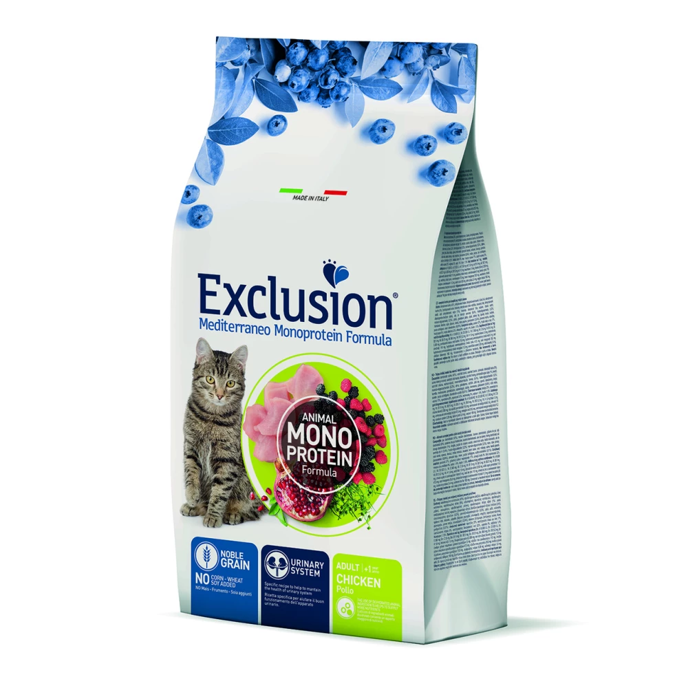 Сухой корм Exclusion Adult Chicken для взрослых котов с курицей 300г