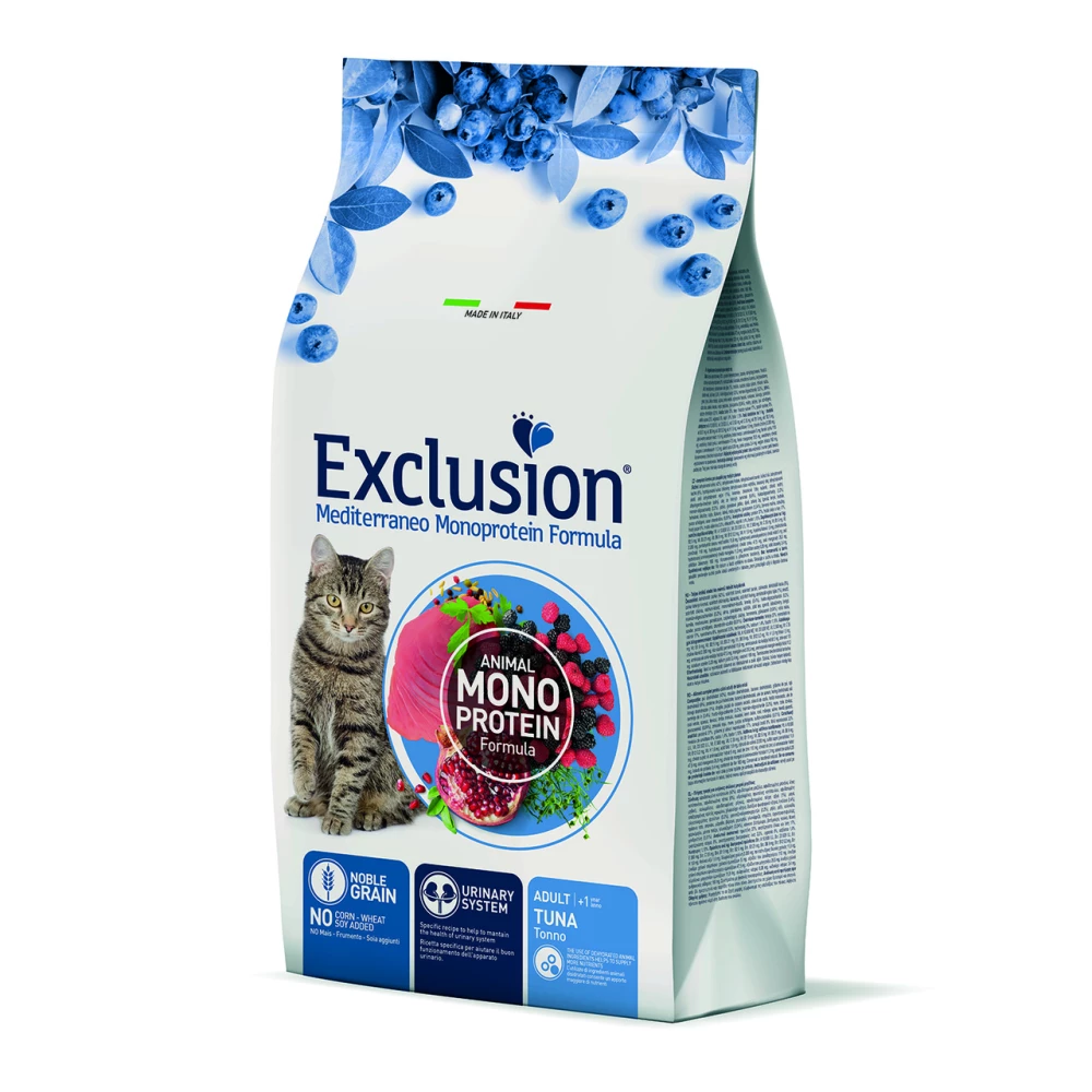 Сухой корм Exclusion Adult Tuna для взрослых  котов с тунцом 300г
