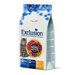 Сухой корм Exclusion Adult  Beef для котов с говядиной 1.5 кг