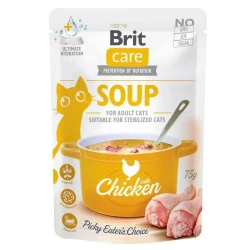Консервированный корм Brit Care Soup Cat Суп для котов с курицей 75г