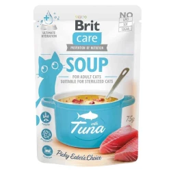 Консервированный корм Brit Care Soup Cat Суп для котов с лососем 75г