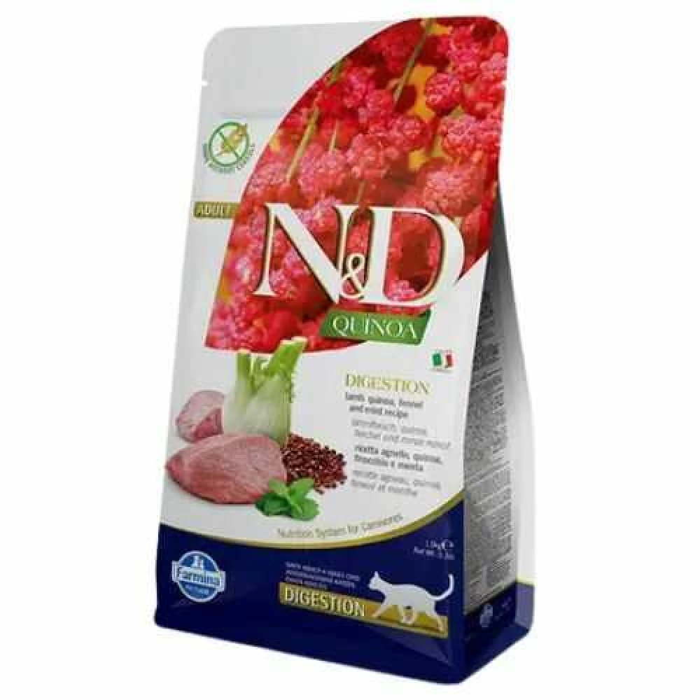 Сухой корм Farmina N&D Adult Digestion Lamb с ягненком для кошек с чувств. пищев. 300г