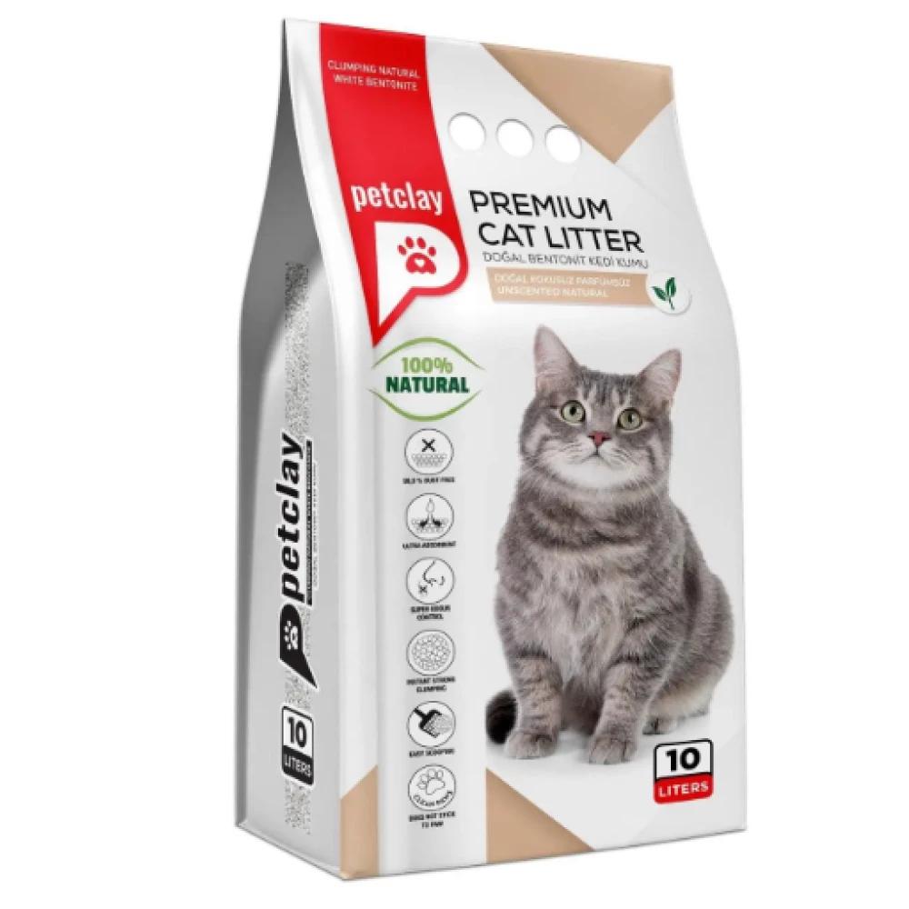 PETCLAY бентонитовый наполнитель без запаха 10л