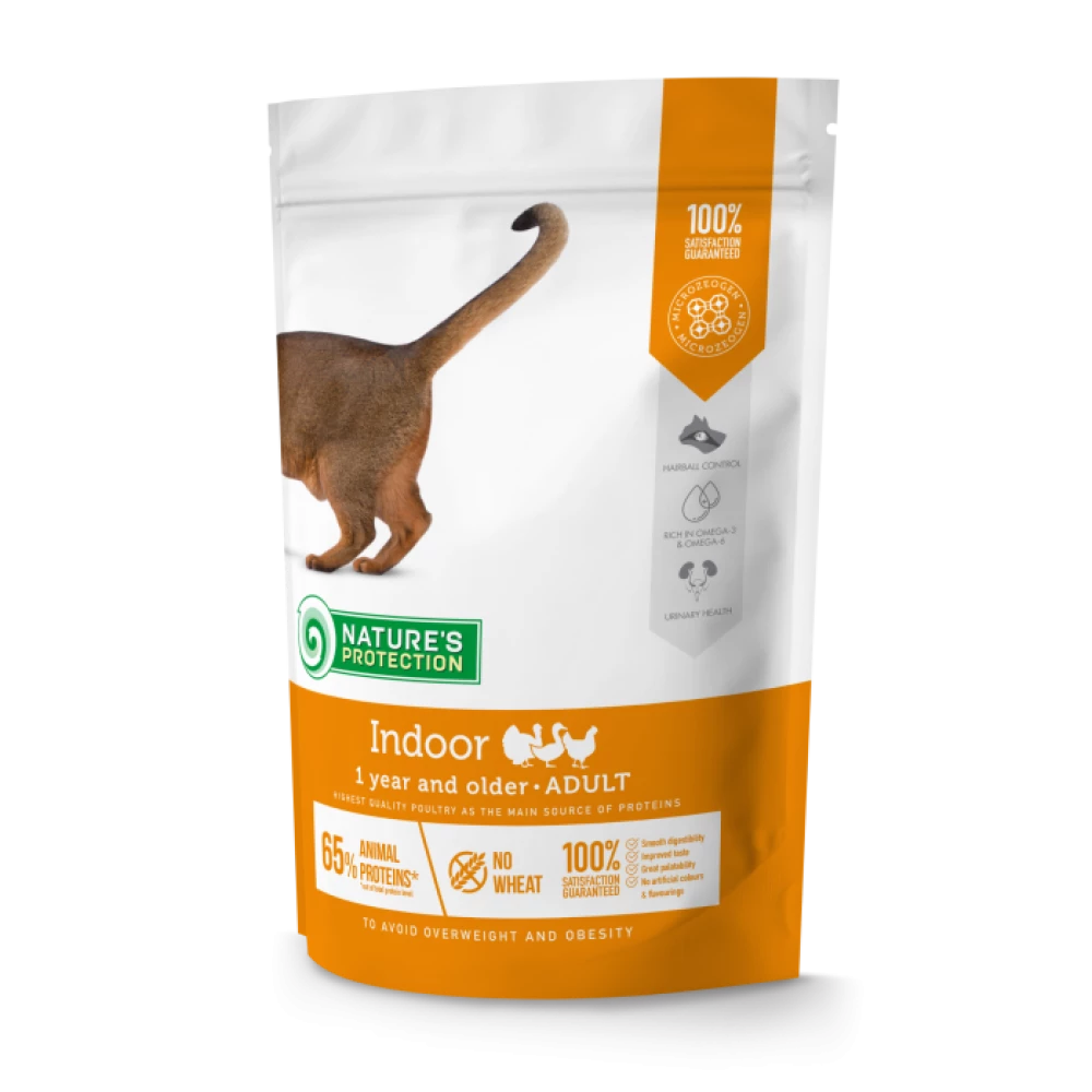 Сухой корм для котов Nature“s Protection Indoor Adult 400 г
