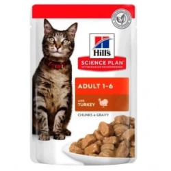 Влажный корм для кошек Hills Wet SP Feline Adult индейка пауч 85 г