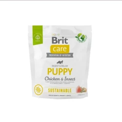 Brit Care Dog Sustainable Puppy Chicken & Insect Корм для щенков с курицей и насекомыми 1кг Brit Care Dog Sustainable Puppy Chicken & Insect Корм для щенков с курицей и насекомыми 1кг