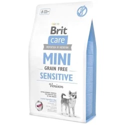 Brit care Mini GF Sensitive Venison Сухой корм для собак миниатюрных пород с чувствительным пищеварением 2кг