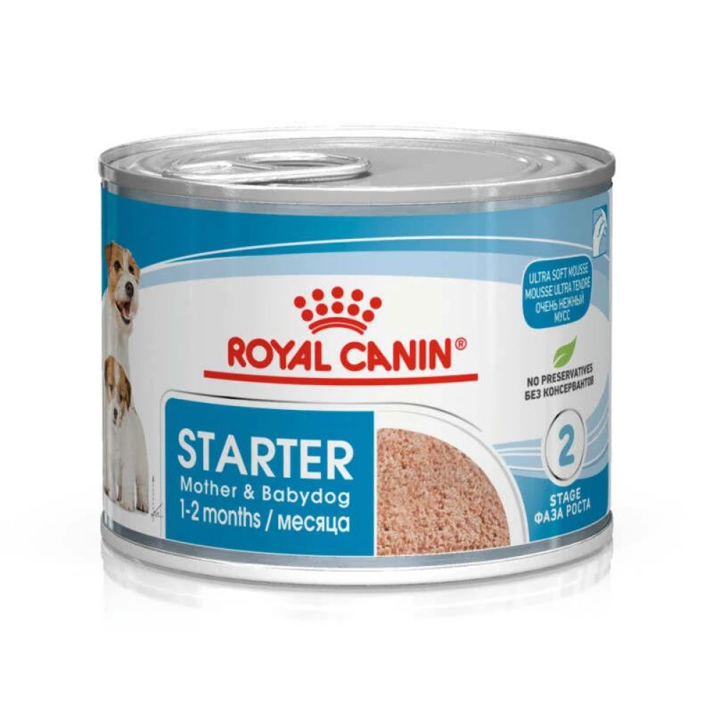 Royal Canin Starter Mother & Babydog Mousse Мусс для щенков до 2-х месяцев 195г
