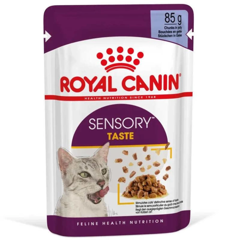 Royal Canin Sensory Taste in Jelly Корм для кошек, стимулирующий вкусовые рецепторы (кусочки в желе) 85г