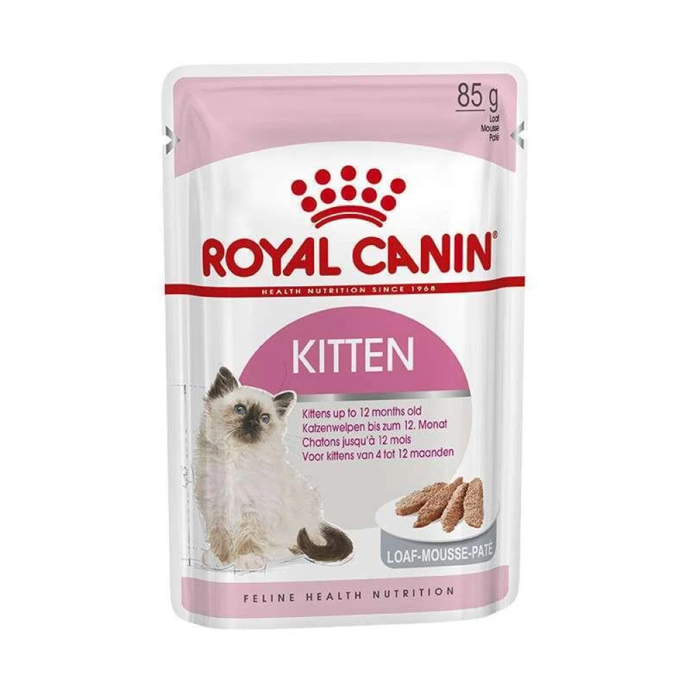 Royal Canin Kitten Loaf Консервированный корм для котят (паштет) пауч 85г