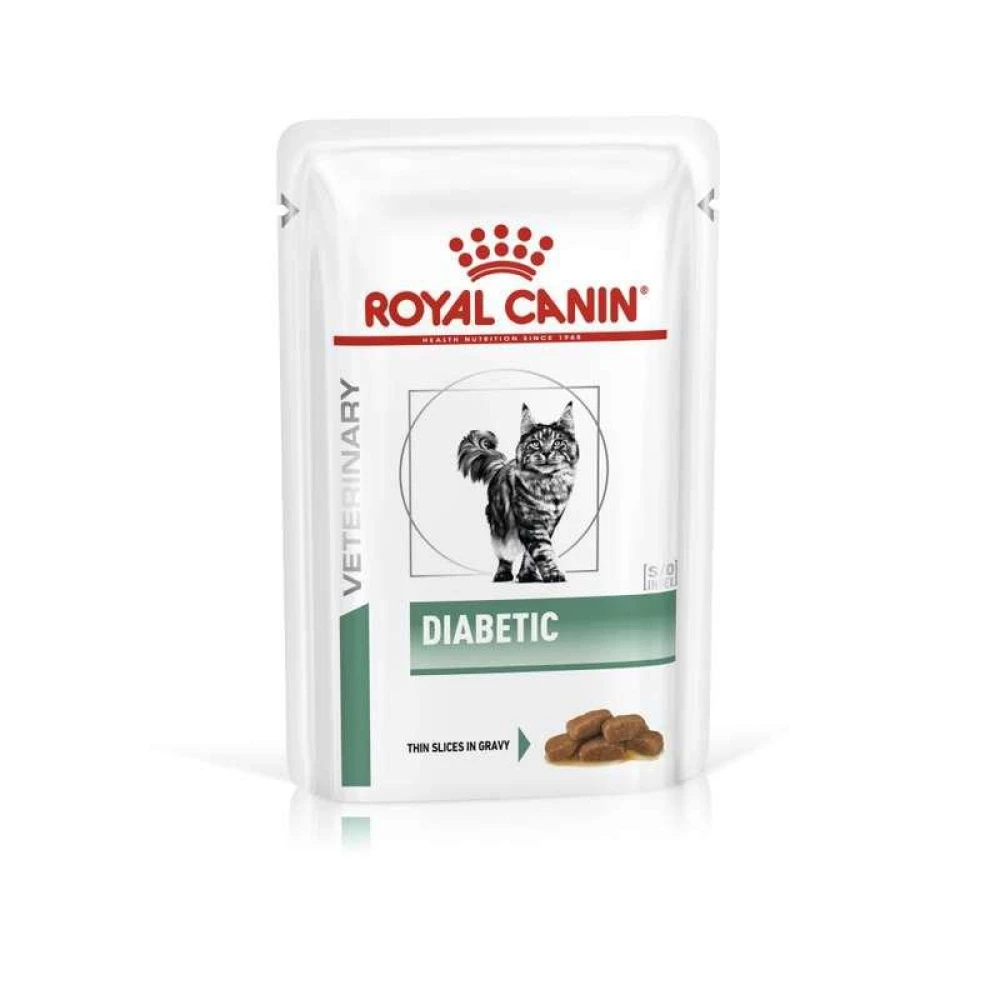 Royal Canin Veterinary Diabetic Консервированный корм для кошек при сахарном диабете (дольки в соусе) 85г